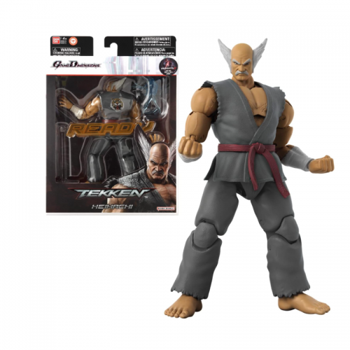 BANDAI Game Dimensions Tekken Heihachi Mishima Action Figure | 17cm Heihachi Figure With 17 Points Of Articulation And Accessories Based On Tekken Video Games | Action Figures Girls And Boys Toys